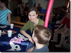 Ms. Kirsten entertains Levi -- sorry, I had to do it!